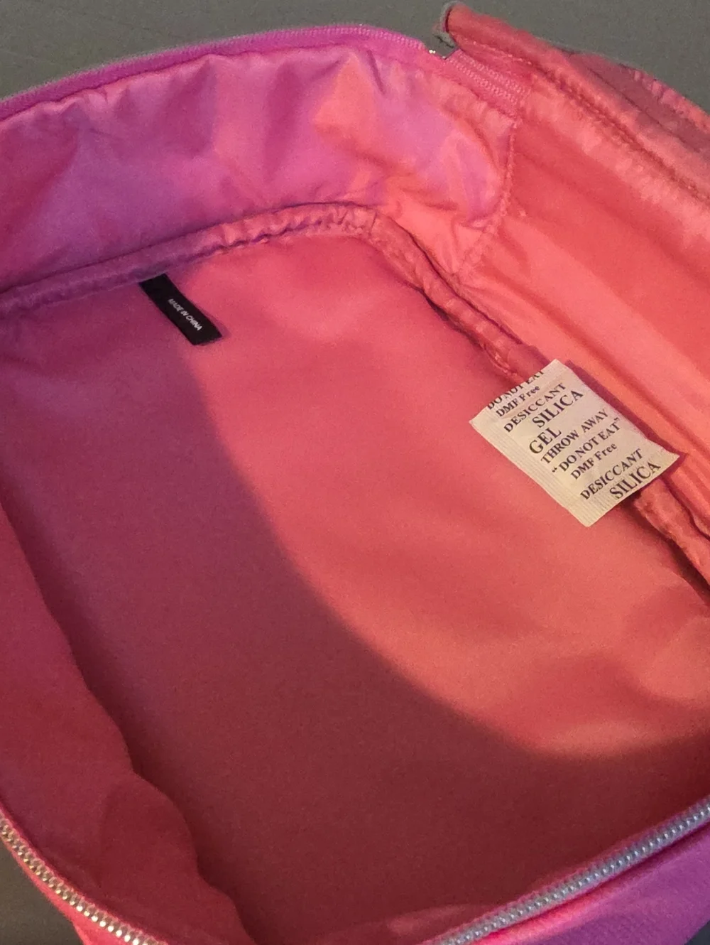 LANCOME NWOT Pink Travel Cosmetic Bag